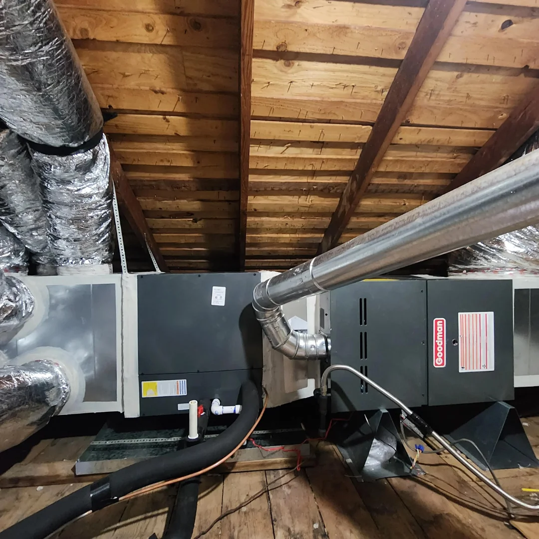residential AC system installation