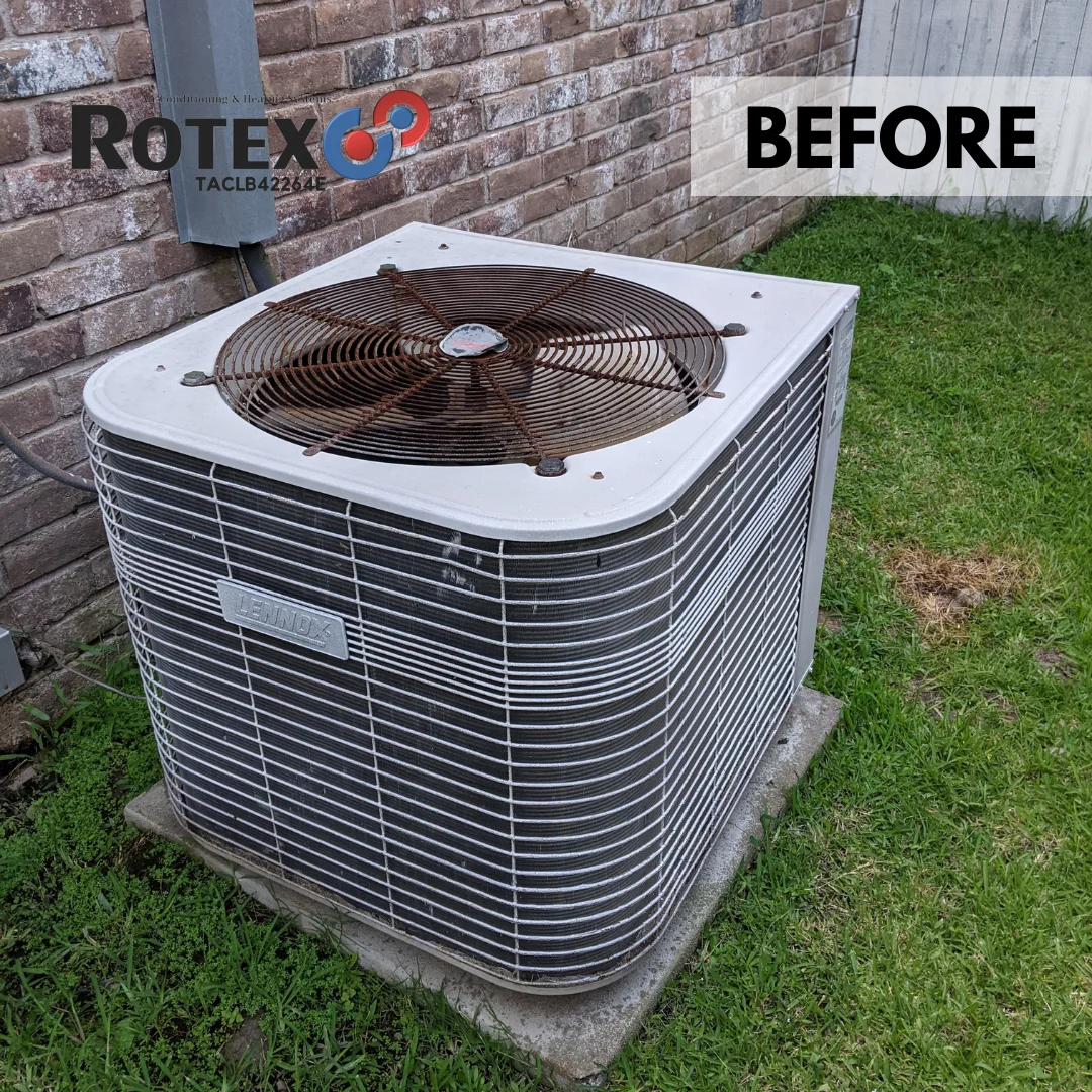 new-ac-installation-fair-acres-dr-sugarland-tx-before