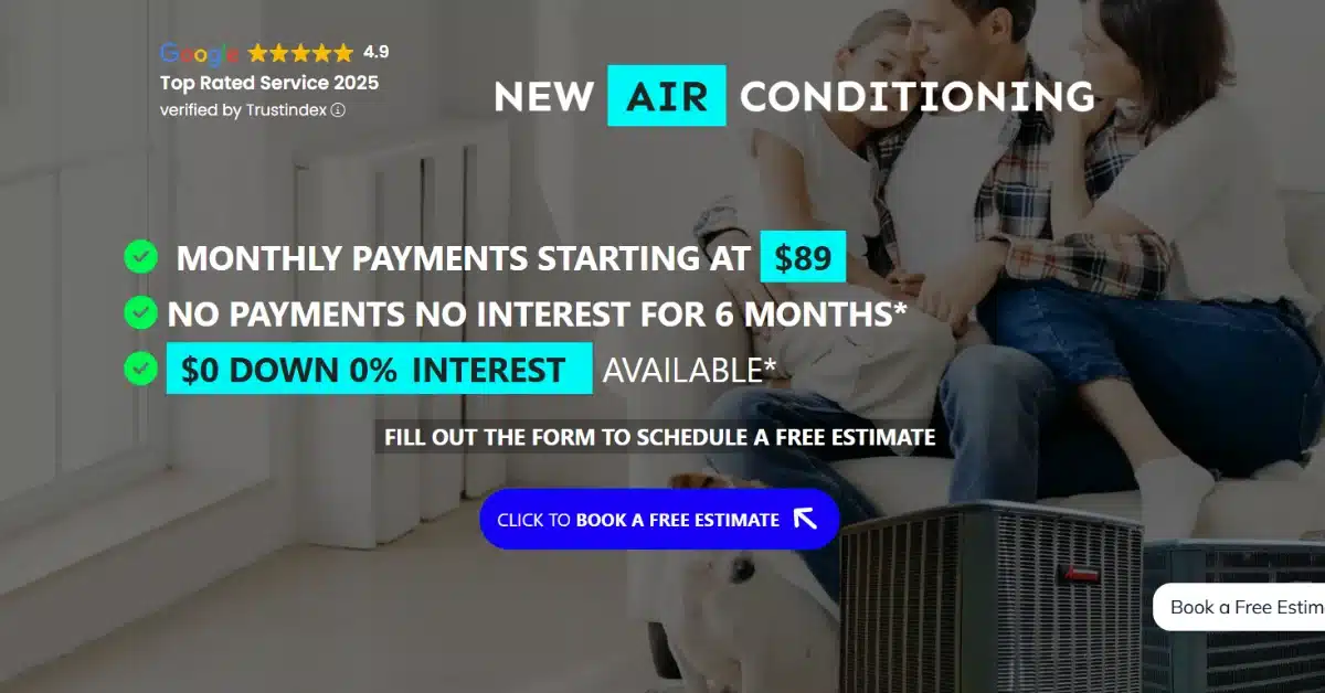New Air Conditioning $0 Down | 0% Interest | Houston TX+