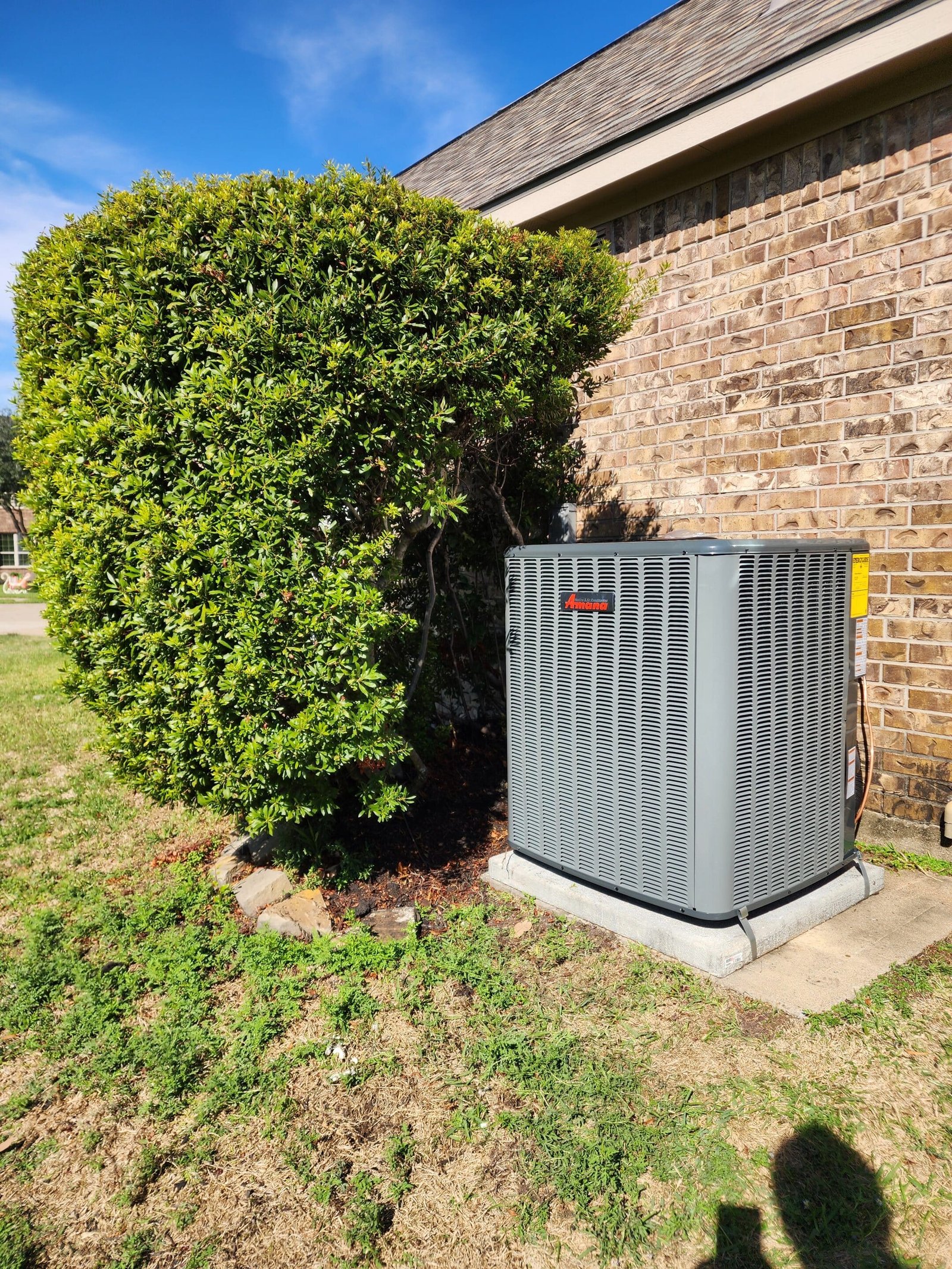 after new ac unit cypress tx