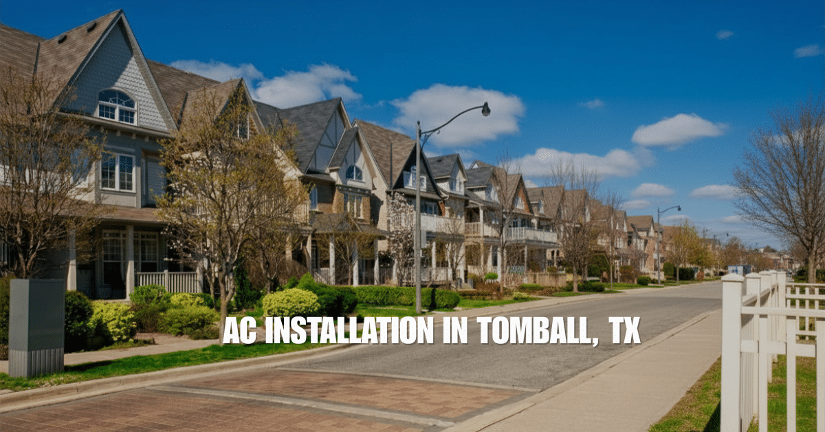 AC Installation in Tomball TX